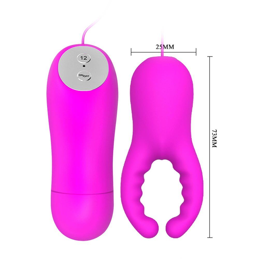Stymulator łechtaczki silikonowy Pretty Love mini 12 wibracji