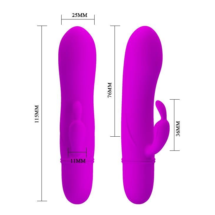 Mini wibrator silikonowy Pretty Love Cesar różowy 12 cm
