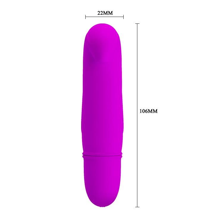 Mini wibrator punktu G Pretty Love Dana silikonowy fioletowy 10 trybów