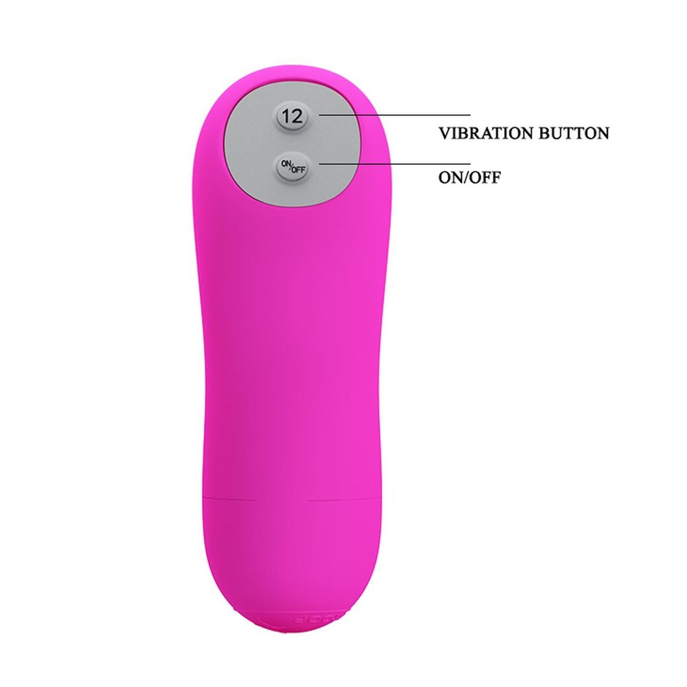 Silikonowy stymulator łechtaczki Pretty Love Brady 12 wibracji
