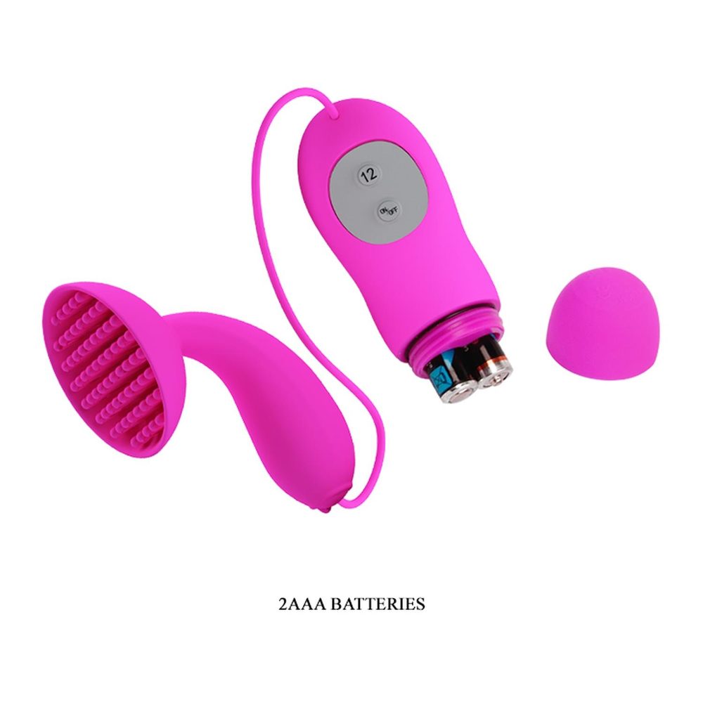 Silikonowy stymulator łechtaczki Pretty Love Brady 12 wibracji