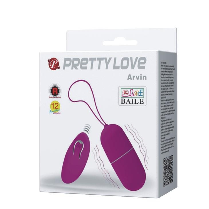Jajko wibrujące bezprzewodowe Pretty Love Arvin 12 trybów