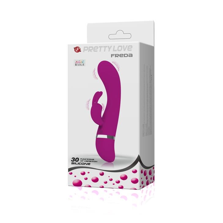 Wibrator króliczek Pretty Love Freda silikonowy 18,9 cm 30 funkcji