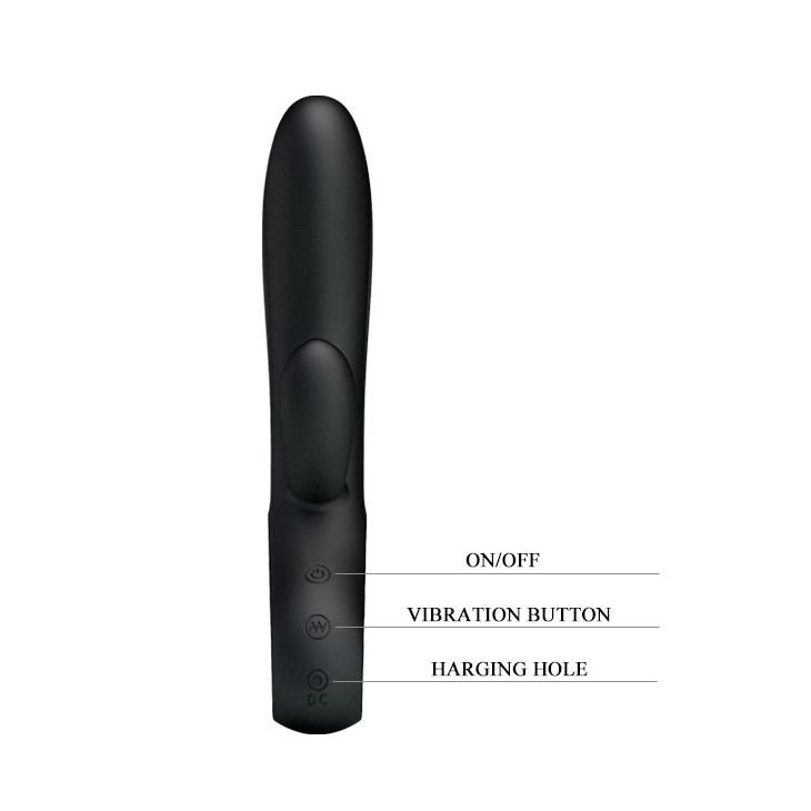 Wibrator punktu G Pretty Love Elmer fioletowy USB 12 trybów
