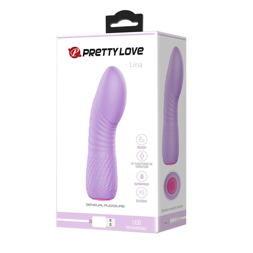 Wibrator punktu G silikonowy Pretty Love Lina 12 wibracji