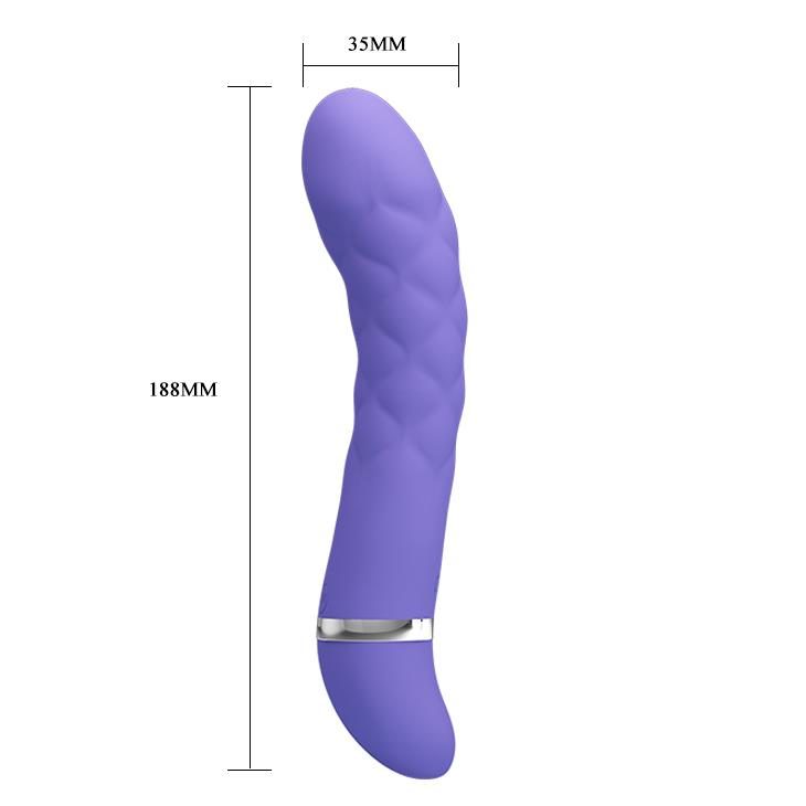 Wibrator punktu G Pretty Love Truda 7 funkcji silikonowy fioletowy 19 cm