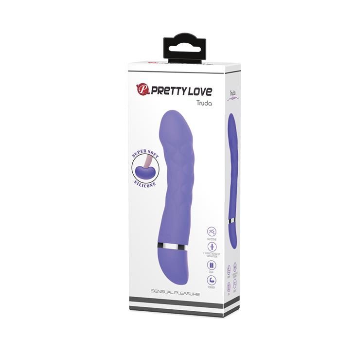 Wibrator punktu G Pretty Love Truda 7 funkcji silikonowy fioletowy 19 cm