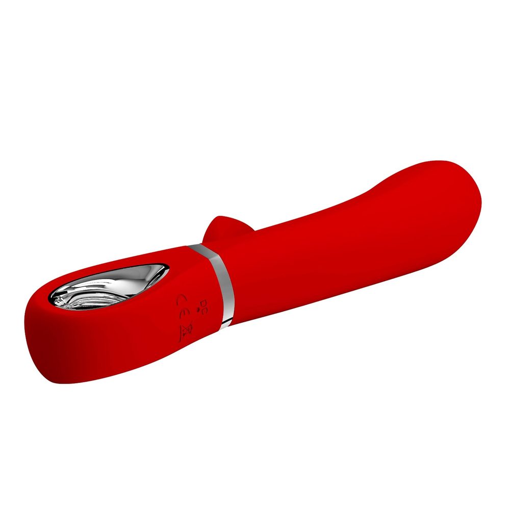 Wibrator silikonowy króliczek punktu G Pretty Love Thomas czerwony USB