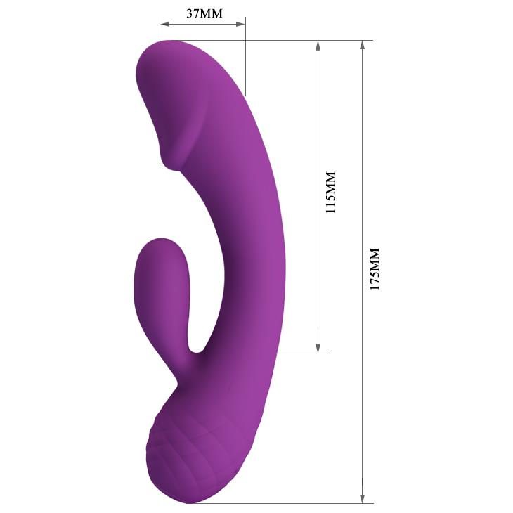 Wibrator króliczek Pretty Love Doreen punktu G 12 funkcji USB