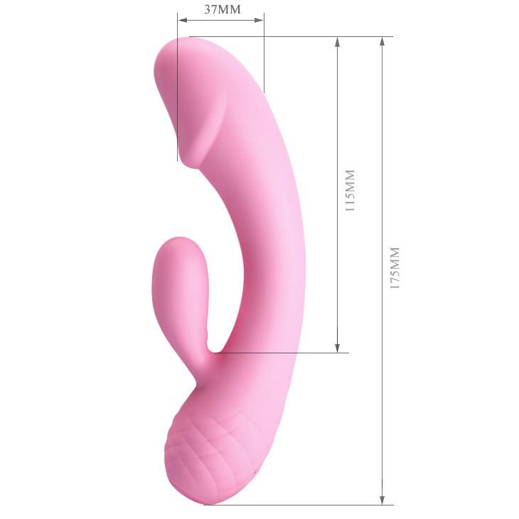 Wibrator króliczek punktu G Pretty Love RON fioletowy silikonowy 12 funkcji