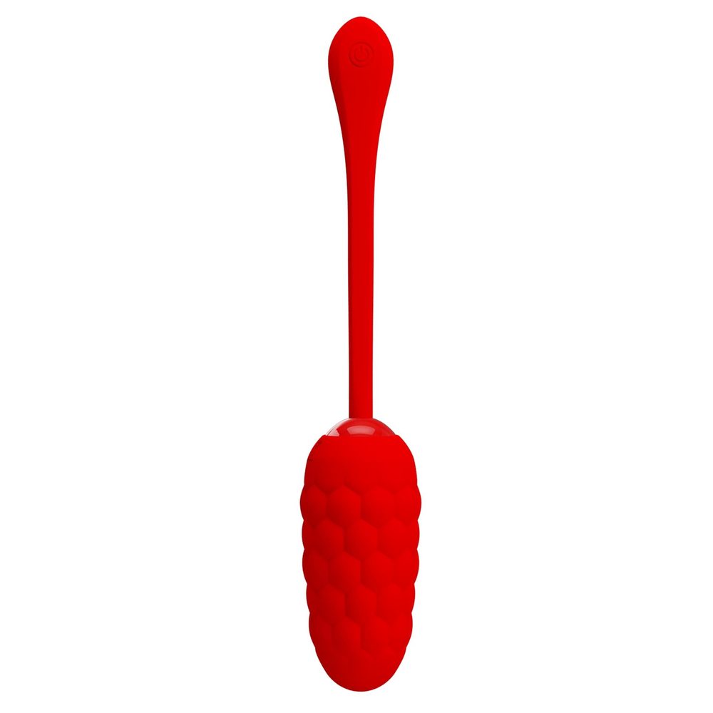 Jajko wibrujące silikonowe Pretty Love Marina Egg czerwone 12 funkcji
