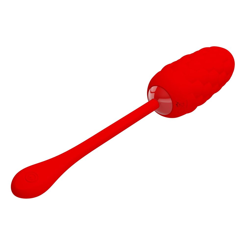 Jajko wibrujące silikonowe Pretty Love Marina Egg czerwone 12 funkcji