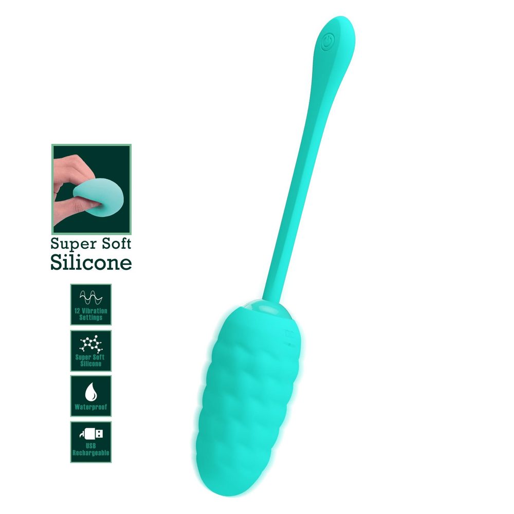 Jajko wibrujące Pretty Love Marina Egg zielone 12 funkcji