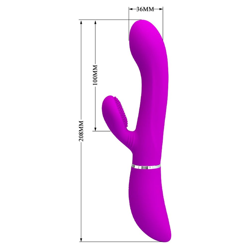 Wibrator łechtaczkowy punktu G Pretty Love 12 wibracji silikonowy USB