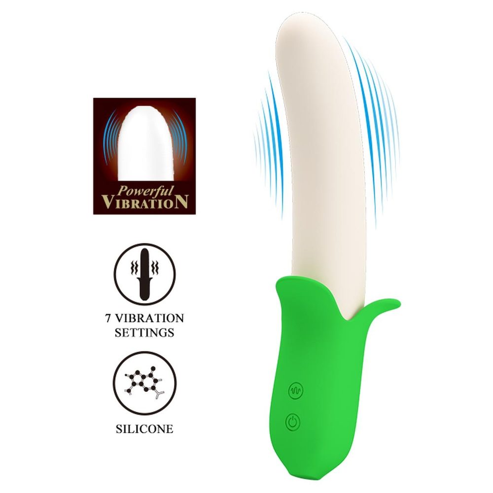 Wibrator silikonowy punktu G Pretty Love Banana Knight USB