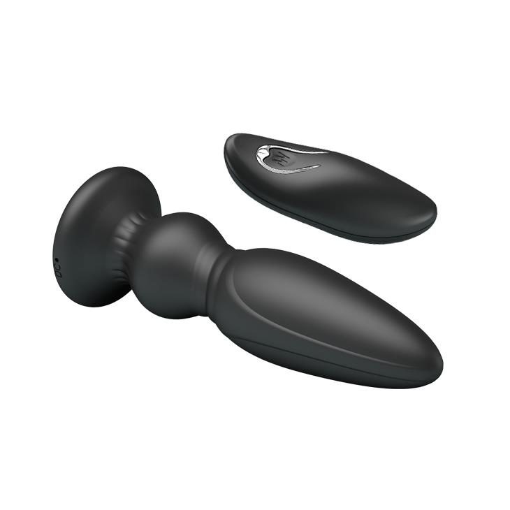 Wibrujący masażer prostaty Mr Play czarny