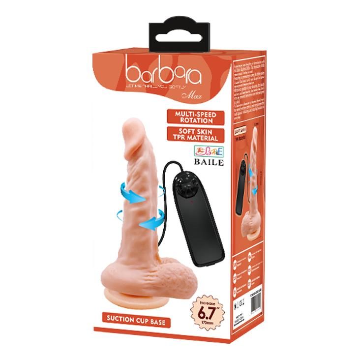 Wibrator realistyczny Baile Barbara cielisty 17 cm