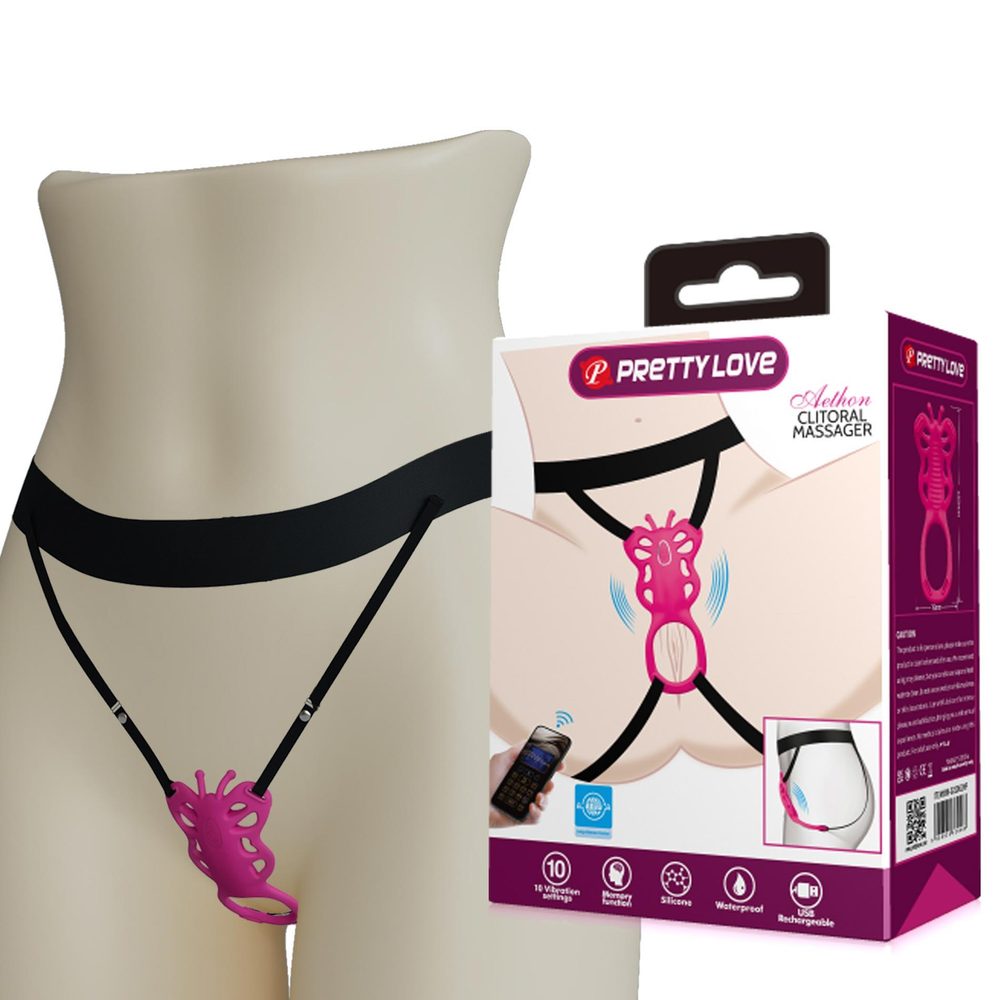 Stymulator łechtaczki Pretty Love Aethon silikonowy z aplikacją USB 15,5 cm