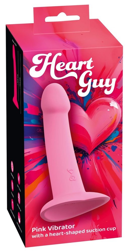 Wibrator punktu G You2Toys Heart Guy różowy silikonowy USB
