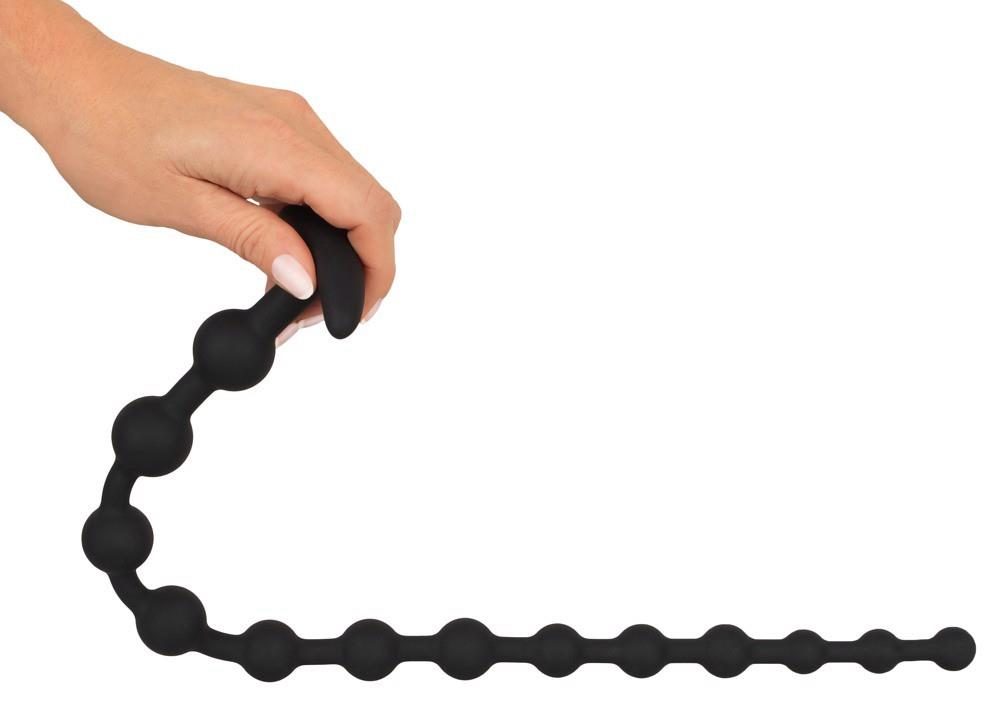Black Velvets Anal Beads Silic