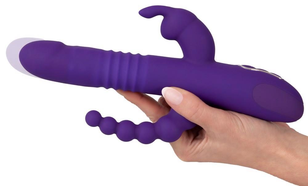Wibrator króliczek Sweet Smile Triple Thrusting USB