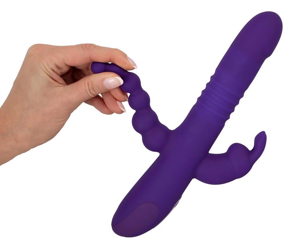 Wibrator króliczek Sweet Smile Triple Thrusting USB