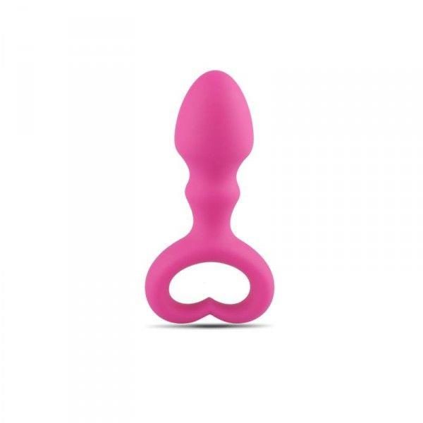 Korek analny silikonowy Heart Clip Tip Toyz4lovers