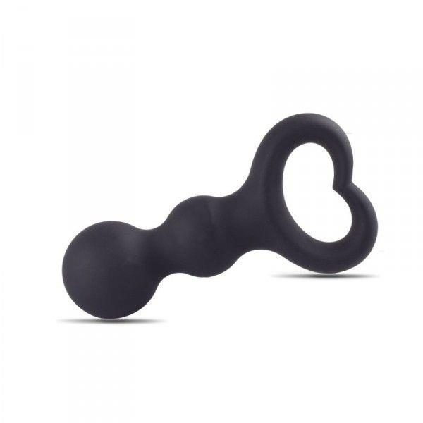 Korek analny silikonowy Heart Clip Ball Toyz4lovers