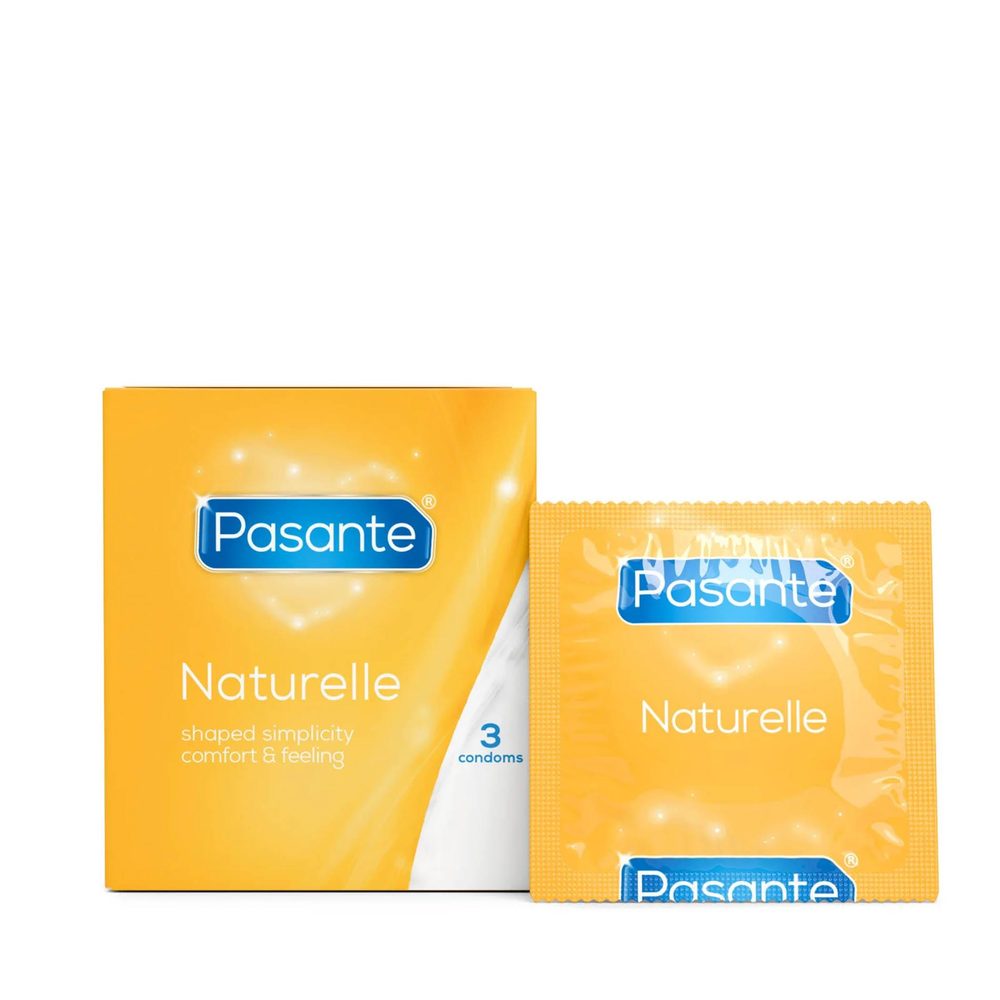 Prezerwatywy Pasante Naturelle nawilżane bez plemnikobójczego 3 szt