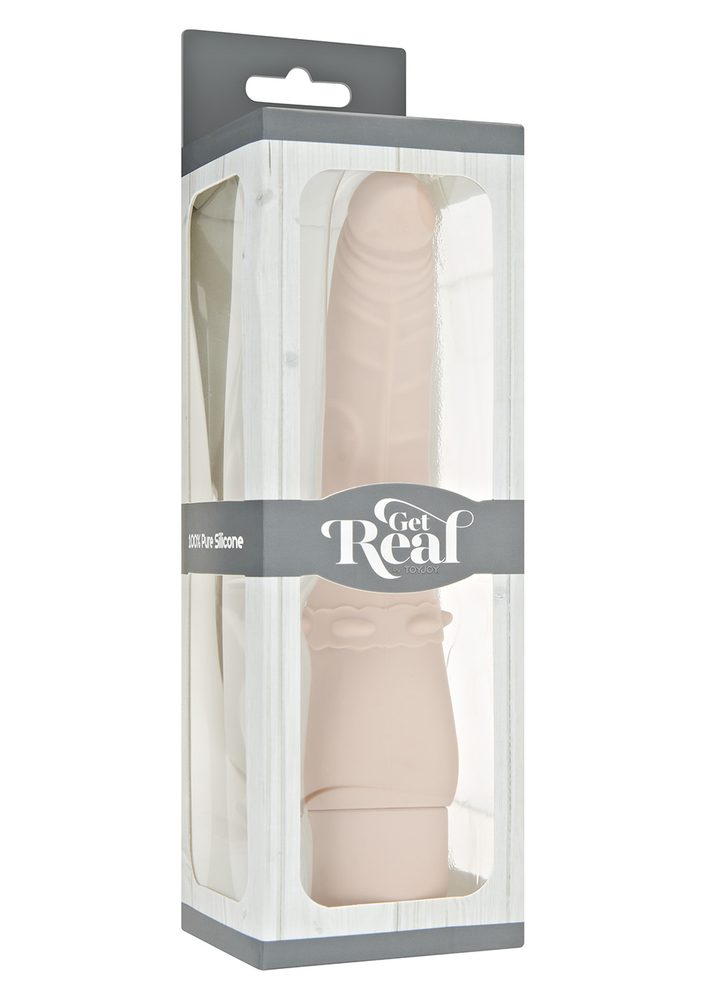 Wibrator realistyczny silikonowy ToyJoy jasny 21 cm