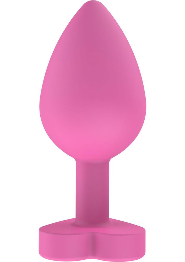 Korek analny silikonowy Lets Fuck ToyJoy różowy 8.5 cm