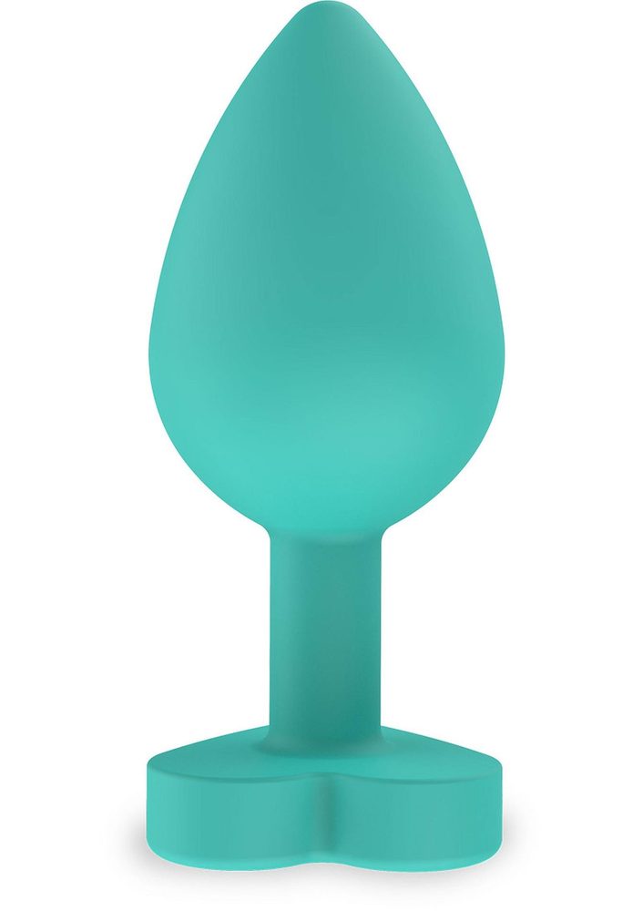 Korek analny silikonowy Twój tyłek jest mój ToyJoy zielony 8.5 cm