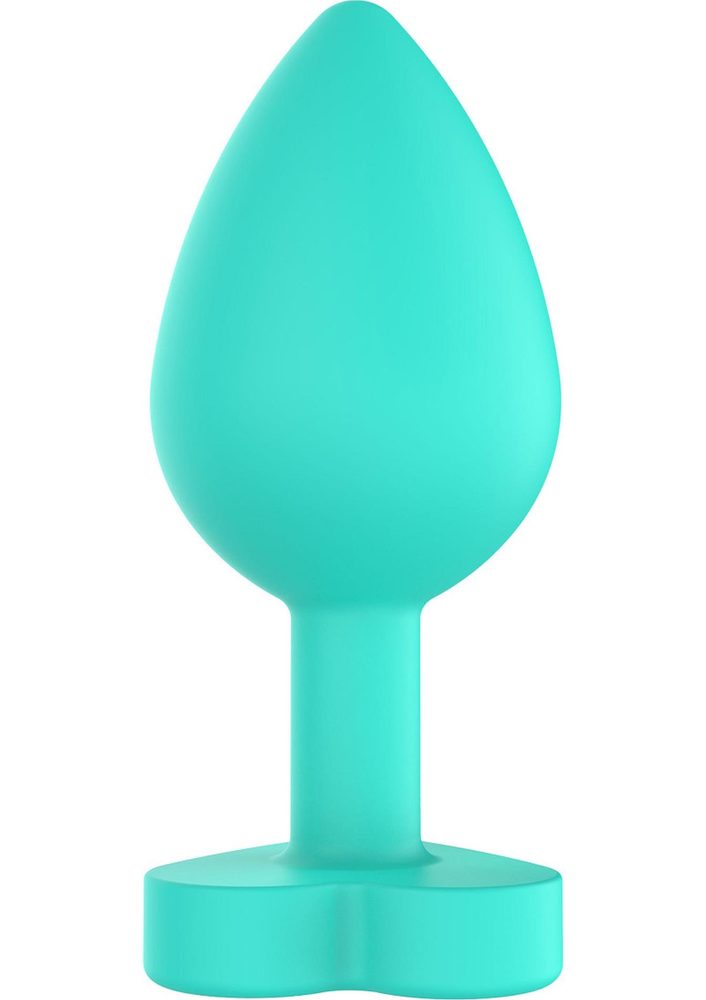 Korek analny silikonowy Twój tyłek jest mój ToyJoy zielony 8.5 cm