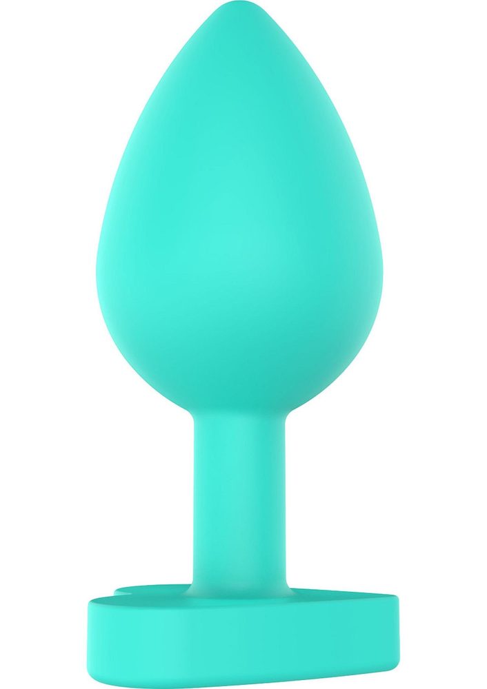 Korek analny silikonowy Twój tyłek jest mój ToyJoy zielony 8.5 cm