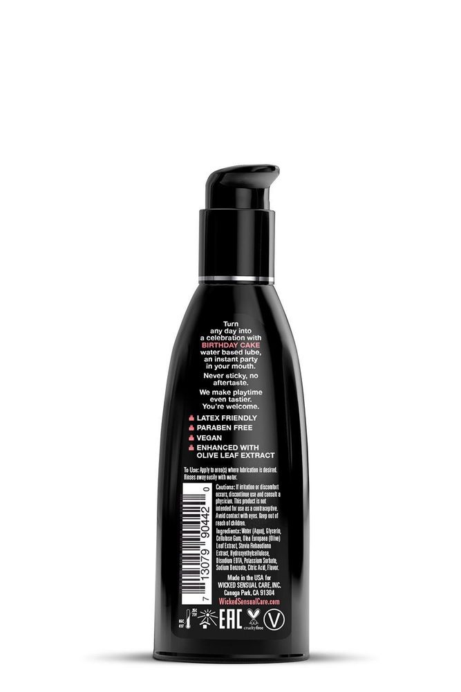 Lubrykant smakowy Birthday Cake Wicked 60 ml