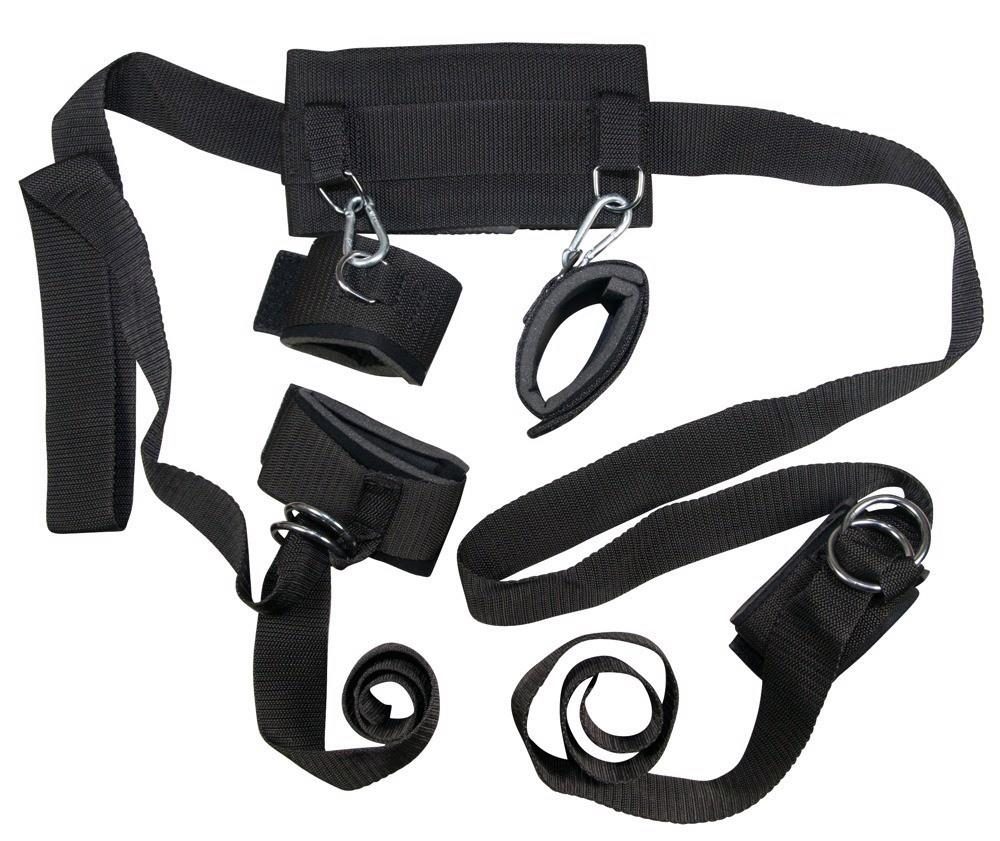 Zestaw bondage Bad Kitty BK czarny 155 cm