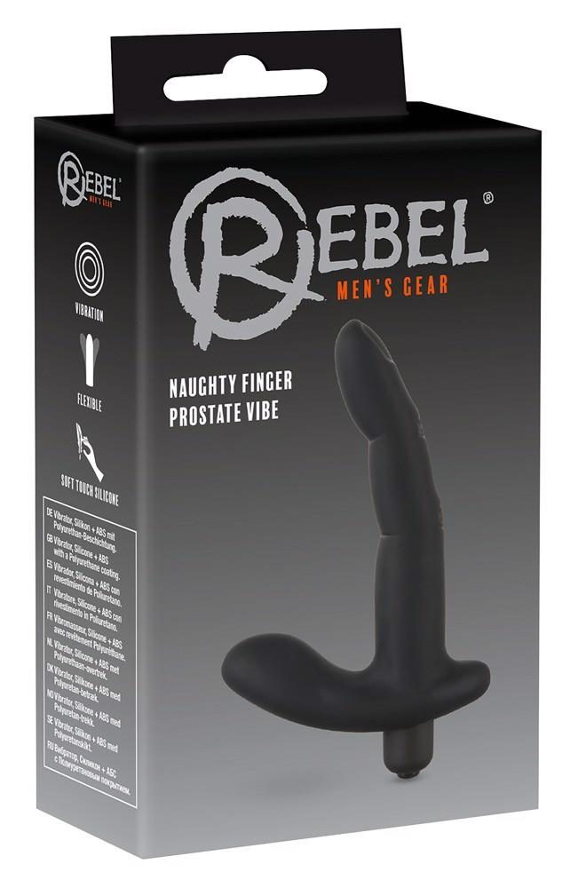 Wibrator prostaty Rebel Finger silikonowy 13,8 cm