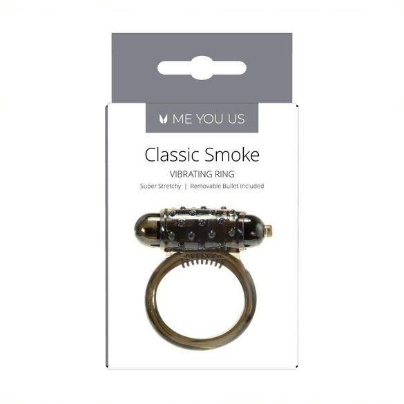 Pierścień erekcyjny wibrujący Me You Us Classic Smoke