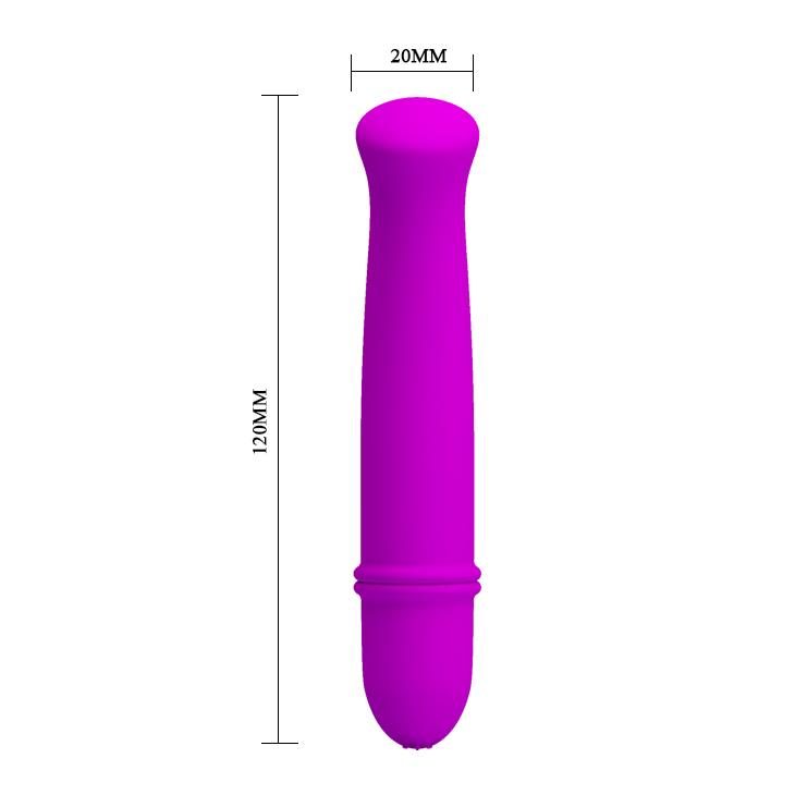 Mini wibrator silikonowy Pretty Love Antony zakrzywiony 11 cm