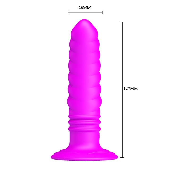 Wibrujący korek analny Pretty Love Twist z przyssawką 10 trybów