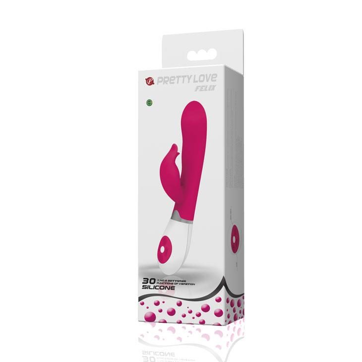 Wibrator z kaczką Pretty Love Felix różowy 20 cm 30 trybów