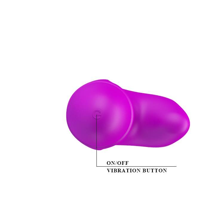 Wibrator silikonowy z wyrostkiem łechtaczkowym Pretty Love Blithe 11 cm