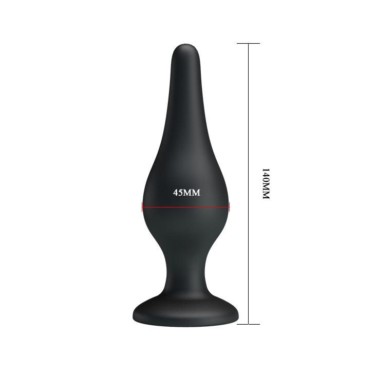 Korek prostaty silikonowy Pretty Love z przyssawką 14 cm