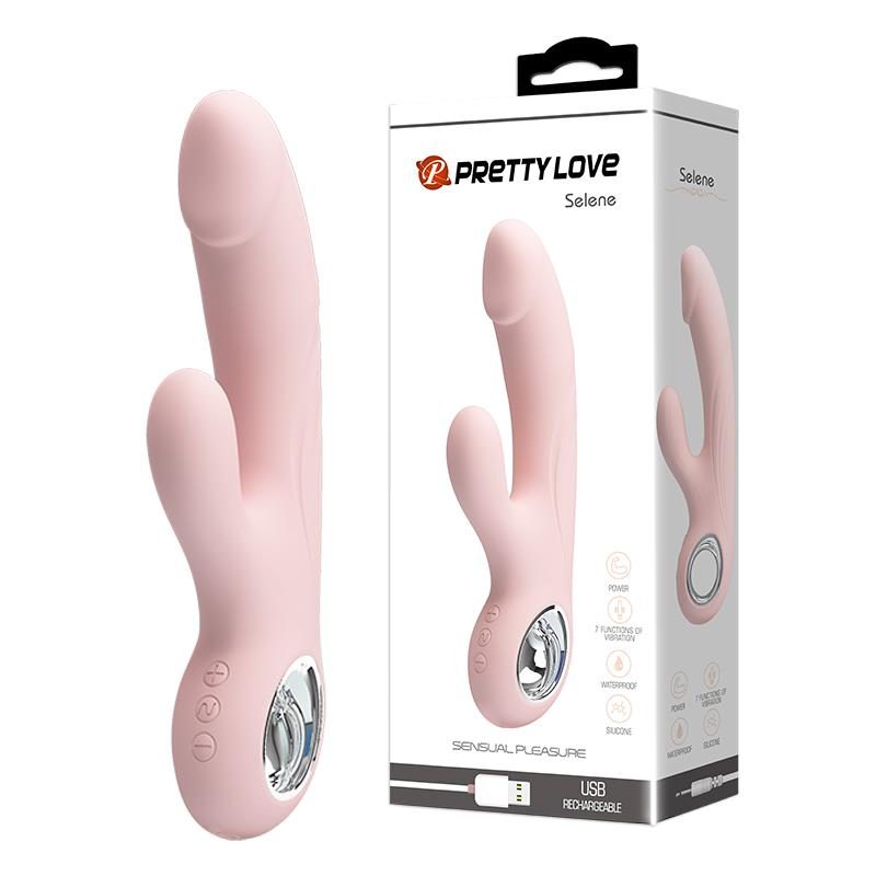 Wibrator punktu G Pretty Love Selene różowy USB 7 trybów