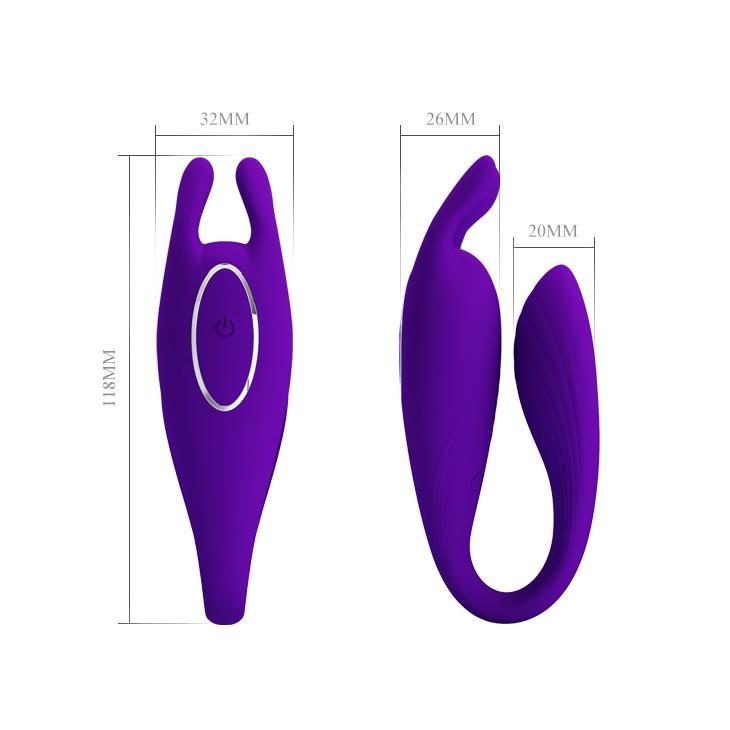 Wibrator silikonowy Pretty Love Bill 12 funkcji z pilotem USB
