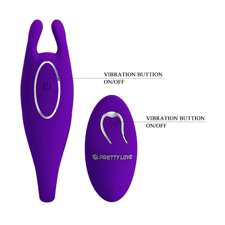 Wibrator silikonowy Pretty Love Bill 12 funkcji z pilotem USB