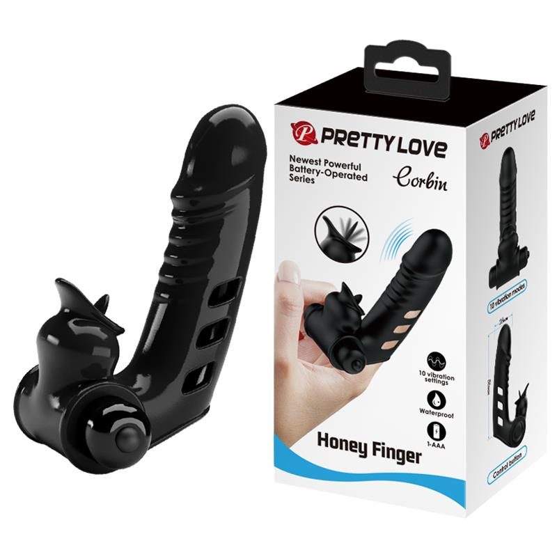 Nakładka wibracyjna na palce Pretty Love Honey Finger 10 funkcji
