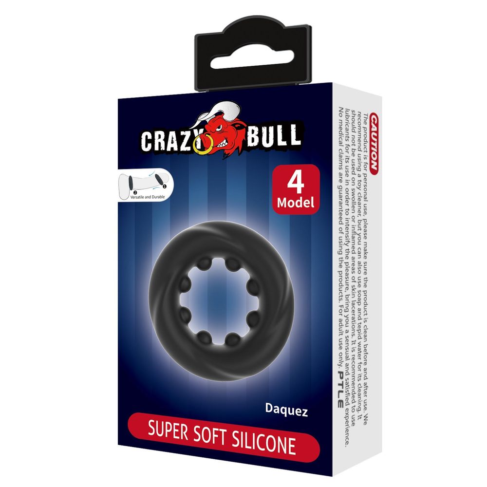 Pierścień erekcyjny silikonowy miękki Crazy Bull Daquez