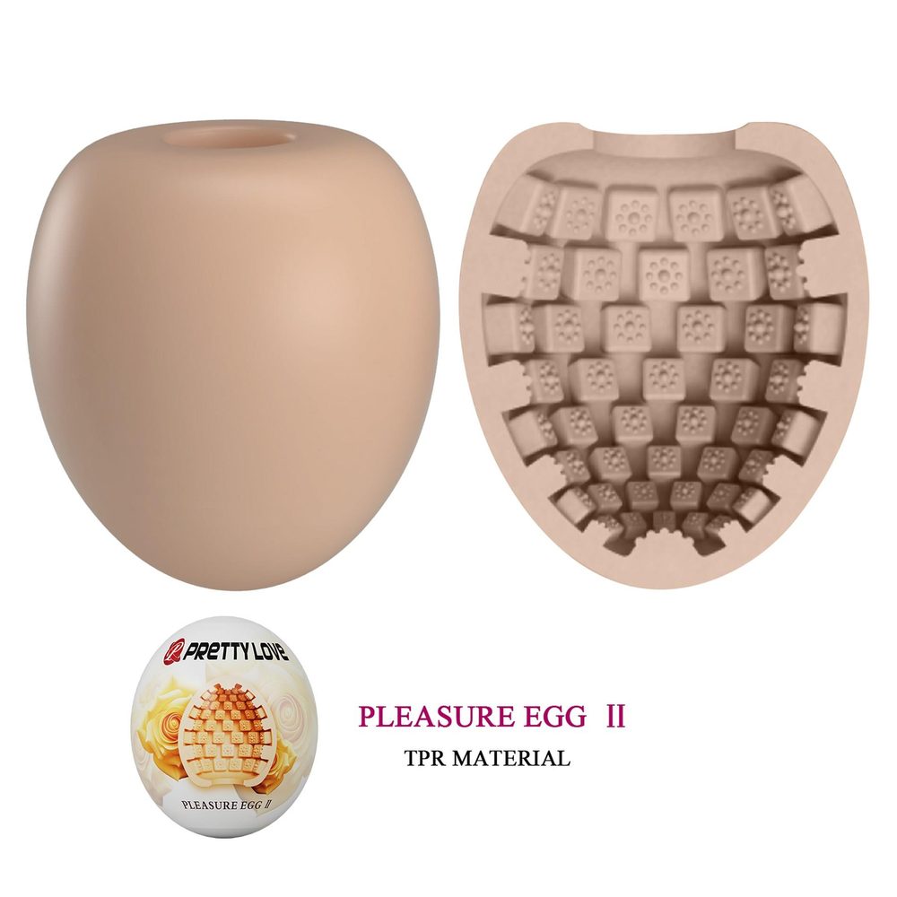 Masturbator realistyczny elastyczny Pretty Love Pleasure Egg II