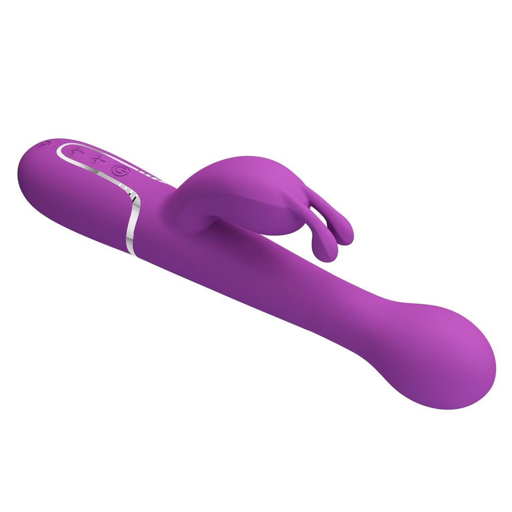 Wibrator króliczek pchający rotacyjny Pretty Love Dejon fioletowy 7 wibracj